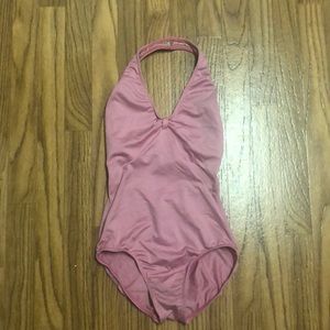 Pink leotard